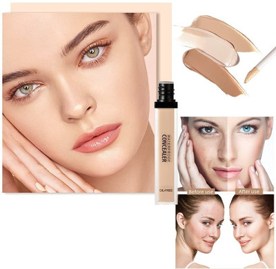 THTC High Coverage Concealer - Creamy Liquid  Concealer(IVORY, 6 ml)
