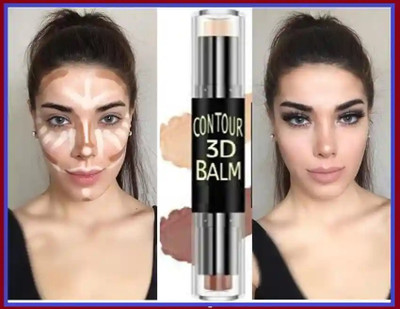 CATERINACHIARA Best 2 in 1 Highlighter Contour Stick Concealer Full Coverage Concealer(beige, 3.5 g)