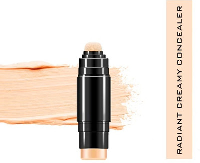 HUZURLU Radiant Creamy Concealer - Silky Smooth Face Makeup for Flawless Coverage Concealer(Natural Beige, 10 ml)