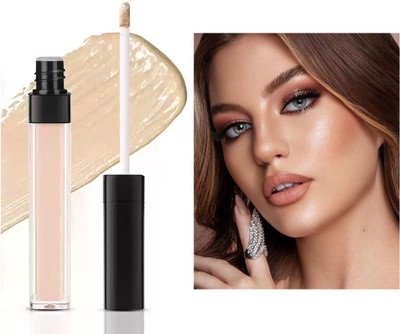 Jiwoo waterproof and long lasting face makup liquid concealer Concealer(ivory, 8.5 g)