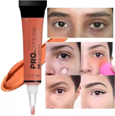 JANOST 3D Pro Conceal High-Definition  Concealer(Orange, 8 g)