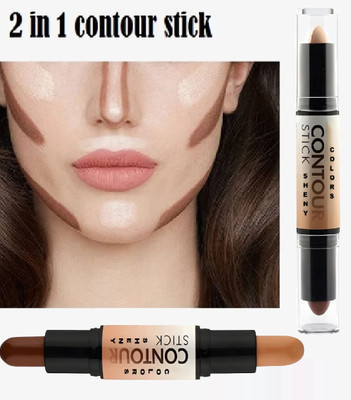 SHENYCOLORS 2 in 1 contour stick applied your body to create or highlight abs or clavicle. Concealer(beige, 8 g)