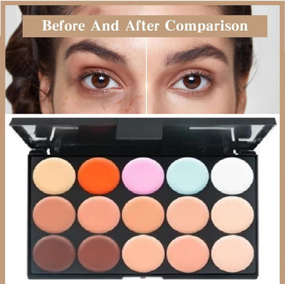 USBK Multi-color & Blendabl Lightweight Creamy Formula Long Lasting & Waterproof Concealer(MULTI-COLOR, 22 g)