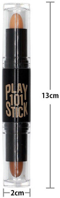 JANOST SOFT 2 IN 1 Matte Concealer Highlighter & Contour Dou Stick  Concealer(BEIGE, 8 g)