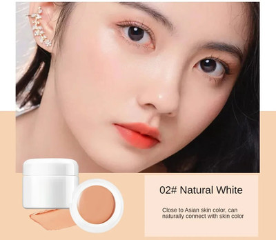 Jiwoo Body Concealer | Waterproof & Sweat-Resistant Foundation Cream Concealer(NATURAL IVORY, 12 g)