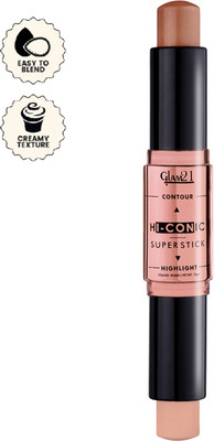 Glam21 Hi-Conic Contour & Highlight Stick Duo 2in1 Long-lasting Sweatproof Matte Finish Concealer(Shade-03, 10 g)