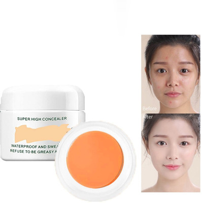 HUZURLU matte finish long lasting concealer Concealer(orange, 12 g)