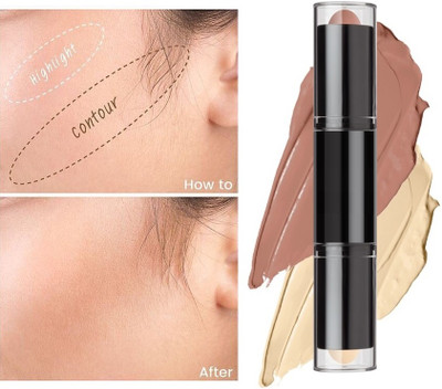 LILLYAMOR 2 in 1 Concealer packo of 1 Highlighter And Contour Stick Concealer(BEIGE, 8 g)
