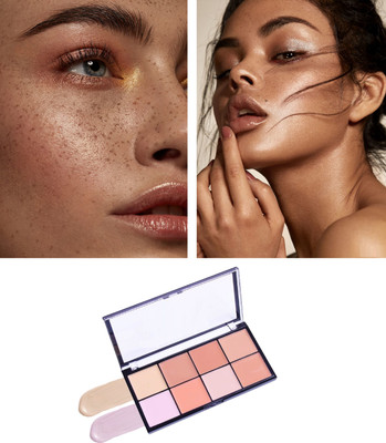 Sheny Beauty Highlighter and Contour Concealer Palette (8 shades) Concealer(multicolored, 4.2 g)
