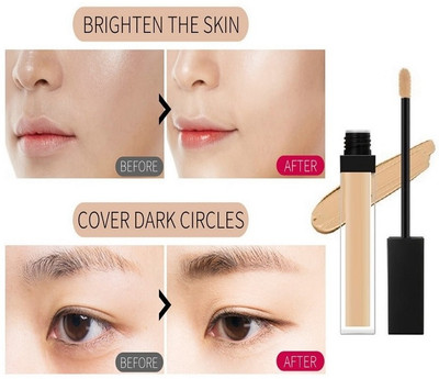 NADJA Light Weight Concealer With Full Coverage Concealer(IVORY, 10 ml)