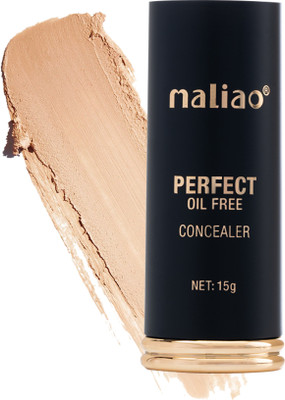 maliao PERFECT Oil-Free Stick Concealer - Flawless Coverage On-the-Go Concealer(WHITE IVORY, 15 g)