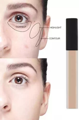 Vyomiris Liquid Light Weight Matte Concealer With Full Coverage Concealer(BEGIE, 7 ml)