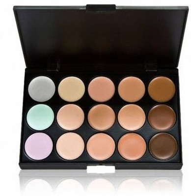 Galm Bazaar Highlighter and Contour 15 Shades Concealer Palette Concealer(Multicolor, 15 g)