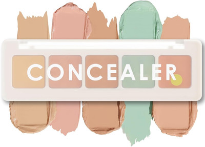 THTC New Professional Makeup Highlight & Contour Palette Concealer(MULTI COLOR, 10 g)