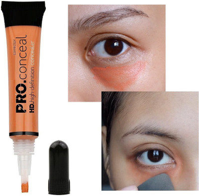 GABBU Long Lasting Waterproof Light Matte Full Coverage Concealer Corrector Concealer(ORANGE, 8 g)