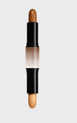 USBK High-quality non-toxic skin-friendly 2 in 1 Highlight Contour Stick Concealer(BEIGE, COFFEE, 8 g)