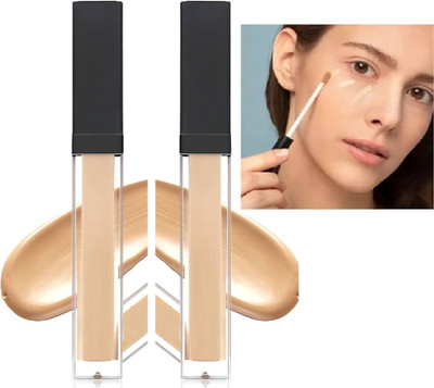 Jiwoo full coverage face makup concealer for glowing and oil free Concealer(soft ivory, 8.5 g)