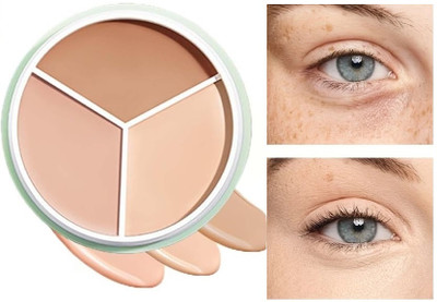 luzimaisa Best Concealer Palette – 3 in 1 Makeup Kit Foundation(multicolor, 10.5 g)