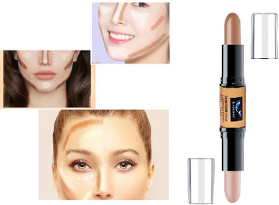 BLUEMERMAID FACE BEST MAKEUP 2 IN 1 CONTOUR STICK Concealer(MULTI COLOR, 8 g)