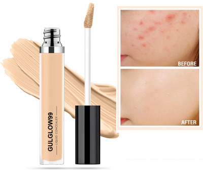 GULGLOW99 Liquid Concealer | Natural Finish, Light Weight Full coverage & Matte Finish Concealer(SKIN, 7 ml)