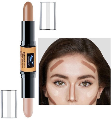 BLUEMERMAID BEST CONTOUR STICK BEST 2 IN 1 CONCEALER & CONTOUR STICK Concealer(MULTI COLOR, 8 g)