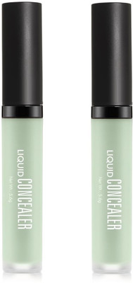 WECHARMERZ Liquid Light Weight Concealer With Full Coverage For Face Makeup Concealer(Green Pack OF-2, 12 g)