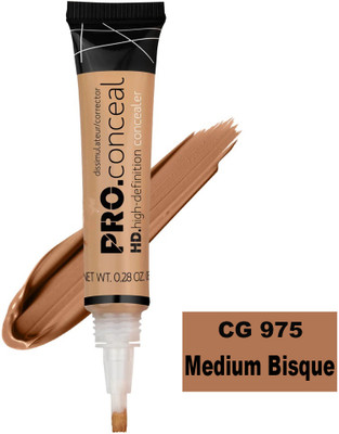 DINOUCH Pro HD High Definition Color Corrector Concealer Pack of 975 MEDIUM BISQUE Concealer(MEDIUM BISQUE, 8 g)