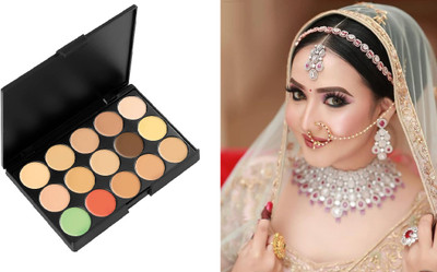 KAIASHA 15 Color Perfect Concealer Palette PACK OF - 1 Concealer(MULTICOLOR, 15 g)