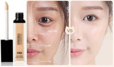 THTC Liquid Light Weight Full Coverage with Matte finish - 01 Concealer(Beige, 6 ml)
