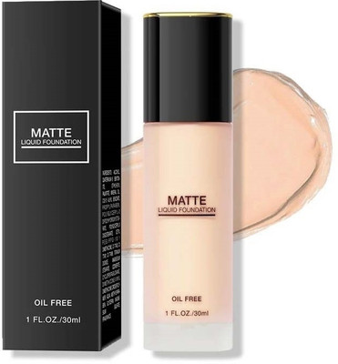 THTC MATTE LIQUID FOUNDATION SHADE 01 Concealer(WHITE IVORY, 30 ml)