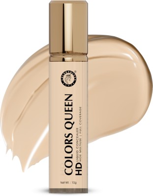 COLORS QUEEN HD Liquid Concealer with Full Coverage, Long Lasting & Easily Blendable Concealer(Shade - 02, 10 g)