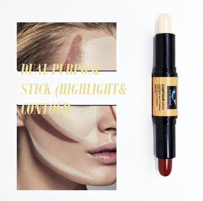BLUEMERMAID 2IN1 Contour and Highlight Stick Face Makeup Concealer(MULTICOLOR, 8 g)