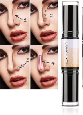 FELICECHIARA 3D Matte Full- Coverage Concealer And Contour Stick  Concealer(Multicolor, 10 g)