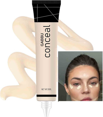 GABBU Full Coverage Tattoo Concealer Waterproof Scar Removal Foundation Concealer(white ivory, 12 ml)