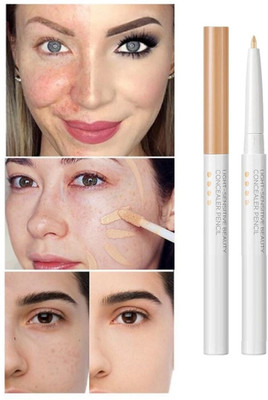 Amaryllis Concealer Pencil Blendable Crayon Concealer, Light/Medium Concealer(BEIGE, 5 g)