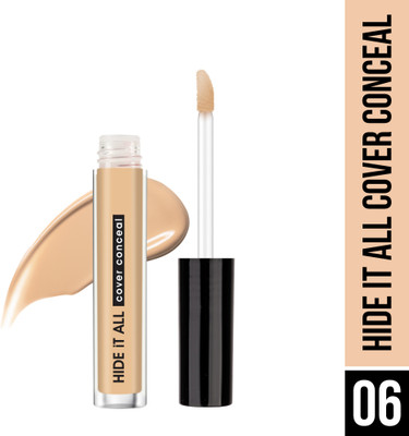 Hilary Rhoda Hide It All Cover Conceal | With Shea Butter | Matte Finish & High Coverage Concealer(Walnut - Shade 6, 3.7 ml)