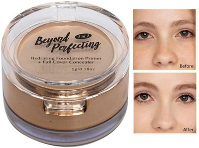 GFSU - GO FOR SOMETHING UNIQUE 2 IN 1 PRIMER CONCEALER BEYOND PERFECTING HYDRATING FOUNDATION COVER CONCEALER Concealer(IVORY, 7 g)