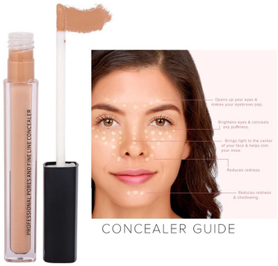 tanvi27 Liquid Light Weight Concealer With Full Coverage For Face Makeup Concealer(HOT IVORY, 5 ml)
