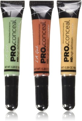 mapperz Hd Pro Face Concealer / Orange, Green, Yellow Pro Concealer For Face Makeup Concealer(Multicolor, 8 g)