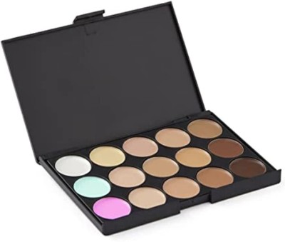 Love Kart 15 Shades Contouring Colour Concealer Contour Makeup Palette Concealer(Multicolor, 15 g)