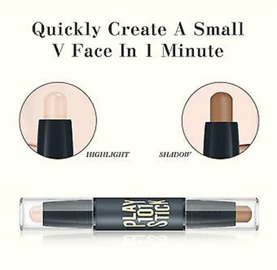 winry Professional 2 in 1 Highlighter Contour Stick Highlighter Concealer(MULTICOLOUR, 10 g)