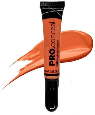 Luster Shine Pro Conceal Orange Super Creamy Formula Helps To Minimizes Fine Lines Concealer(Orange, 8 g)