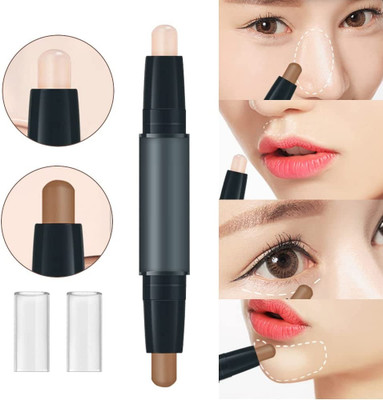 LILLYAMOR New 2 in 1 Highlighter And Contour Stick Concealer(Beige, 8 g)