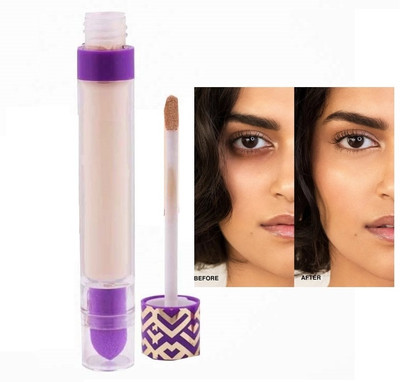 WOONGMI Best Waterproof & Longlasting 7D Liquid Concealer With Blender Concealer(Ivory, 6 ml)
