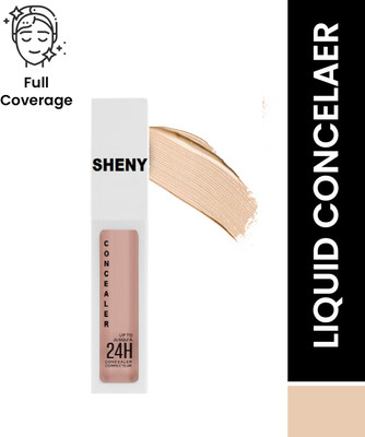 Sheny Medium to High Coverage Long-Lasting & water Resistant liquid concealer Concealer(BEIGE, 8 ml)