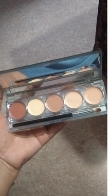 CATERINACHIARA 5 Color Matte Finish Waterproof Contour Palette Concealer Lightweight Concealer(Multicolor, 16 g)