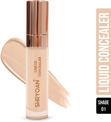 Shryoan Liquid Concealer | Natural Finish, Light Weight Full coverage & Matte Finish Concealer(Clear 1, 10 g)