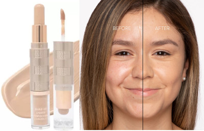 ADJD Hd Liquid Semi-Matte Full- Coverage Concealer And Contour Stick Concealer(Light Beige, 9.6 g)