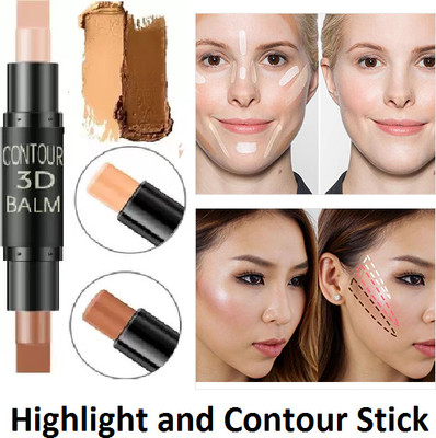 KAIASHA 2 IN 1 Best Cover HD Makeup Concealer & contour stick  Concealer(BEIGE, 10 g)