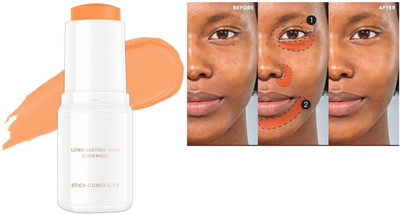 REIMICHI Long Lasting & Easily Blendable Corrector & Concealer For Face Makeup Concealer(orange, 20 g)